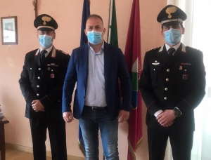 Montesilvano, il benvenuto al nuovo comandante della stazione dei carabinieri, Camillo Renzetti