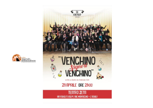 La Factory di Gabriele Cirilli presenta lo spettacolo  "Venghino Signori Venghino"