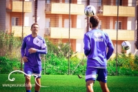 Foto ritiro Roma della Pescara calcio, diretta a Terni