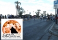 citadini in corteo di pace ieri domenica 2 luglio sulla riviera