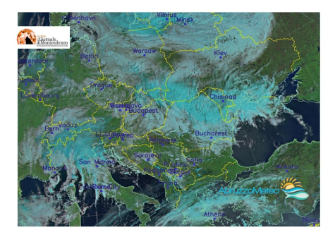Rovesci, grandine, temporali e nevicate sui rilievi appenninici intorno ai 900-1000 metri