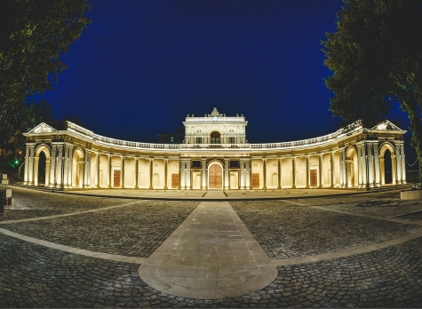 L'Aquila. Illuminazione Emiciclo diventa ad impatto zero