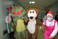 Tartaruga Ninja e co. mentre portano i regali ai bambini