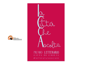 La città che ascolta dedicato a Marilia Bonincontro