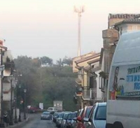 Nella foto l'antenna descritta da Mimmo Ferri