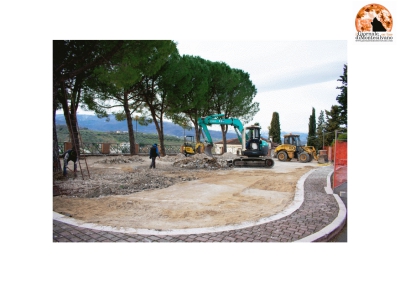 Manoppello/Ripacorbara. Sono iniziati i lavori di riqualificazione di piazza San Callisto.