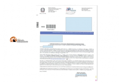 La Lettera dell'agenza dell'entrate da cui parte l'accertamento. Inviata da una signora sottoposta alla procedura.