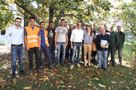 Staff e assessore Di Pietro