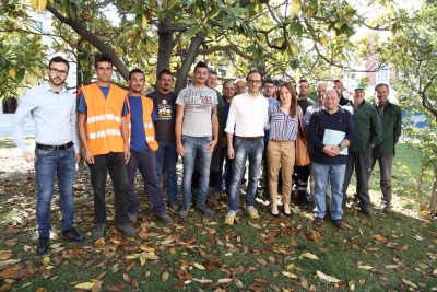 Staff e assessore Di Pietro