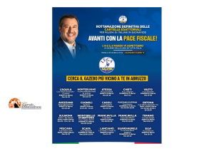 Lega Abruzzo in piazza per pace fiscale e pace in Ucraina