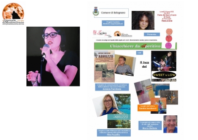 Chiacchiere e aperitivo a Piano d'Orta di Bolognano con Deborah Di Rico e la targa agli 'eroi' dei vaccini.