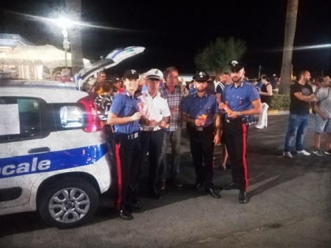 Montesilvano, distribuiti alcol test lungo la RIviera.