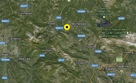 Sisma. Curcio a Montereale venerdì