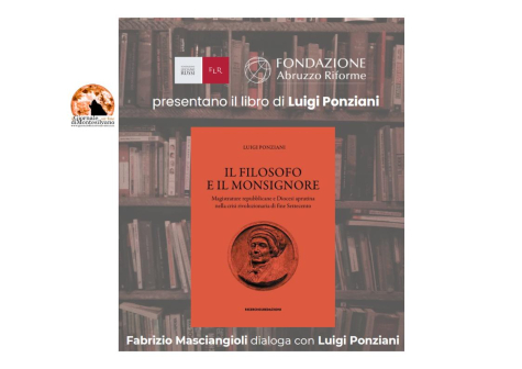 “Il Filosofo e il Monsignore”: venerdì a Pescara la presentazione dell’ultimo libro di Luigi Ponziani