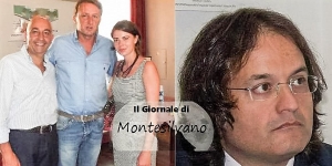 Gli ex alunni e il genitore di una bimba