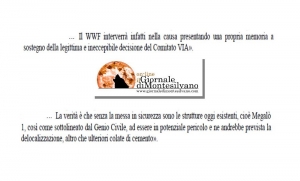DAL COMUICATO DI wwf