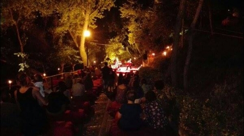 Un attimo della serata Acquesonanti