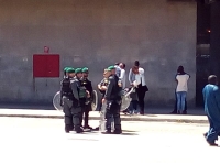 Sgombero di ieri davanti alla stazione