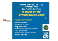 Montesilvano, Referendum sulla riforma Nordio, Venerdì incontro in Municipio