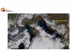 Abruzzo. Rovesci nevosi fino a 100mt di altezza.
