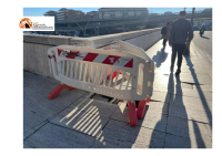 Pescara. Ponte risorgimento. Di Pillo parla di "ipotesi di pericolo"