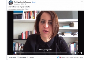 Coronavirus: SpaziaMatta di Pescara annuncia programmazione social