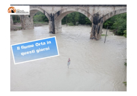 Bolognano, le foto del fiume Orta in questi giorni
