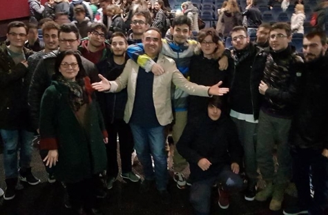 Montesilvano, Vincenzo Olivieri incanta l'IIS " Emilio Alessandrini"