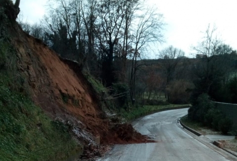 frana di questa mattina