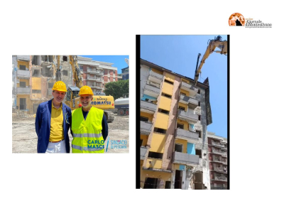 Pescara. Questa mattina iniziato abbattimento del Ferro di cavallo, costa 1 milione 214 mila euro. 