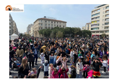 Pescara. Grande festa di Carnevale a piazza della Rinascita