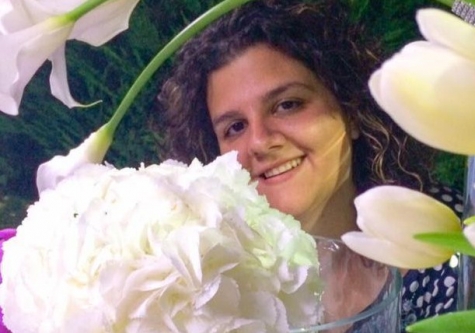 Michela Torti fiorista a Sanremo