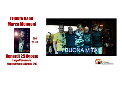 Montesilvano, I Buona vita cantano Mengoni in piazza Venezuela