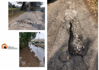 Pescara, Emergenza buche, ad esempio in Via Raiale Vecchia