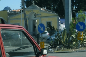 Imbocco asse attrezzato al Cimitero di Montesilvano