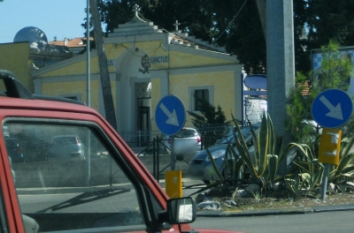 Imbocco asse attrezzato al Cimitero di Montesilvano