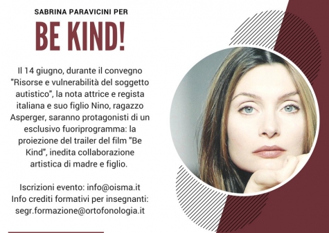 Autismo. A Roma "Be Kind", film che annulal la diversità