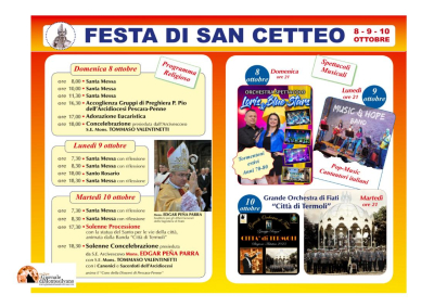 Pescara/Festa di San Cetteo: 3 le serate di spettacolo in piazza Garibaldi