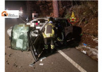 Caramanico, ieri sera incidente tra due vetture.