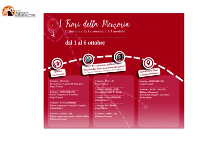 Abruzzo tornano “I Fiori della Memoria” per ricordare, raccontare, costruire futuro