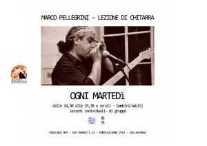 Montesilvano, al Miricreo lezioni di chitarra di Marco Pellegrini