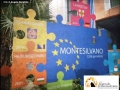 mosaico dei gemellaggi fuori al Comune, omaggio dell'artista Marco D'Agostino