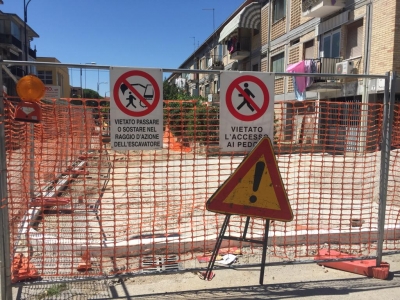 Pescara. Lavori a San Donato, disagi per parcheggio e pedoni