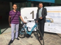 Pescara. Progetto Pesos, consegnate oggi le prime biciclette, 2 alla RAI