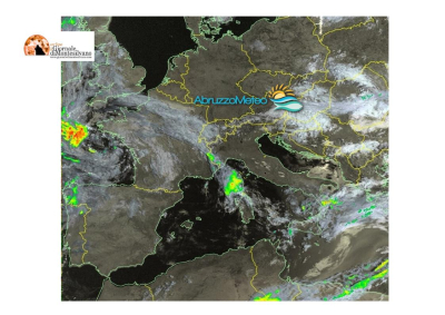 Arrivo di masse d'aria umida di origine atlantica favoriscono temporali