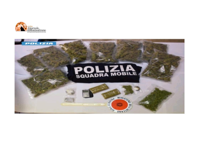 Montesilvano. Marijuana, oltre 2 kg dietro il bancone di una pizzeria.