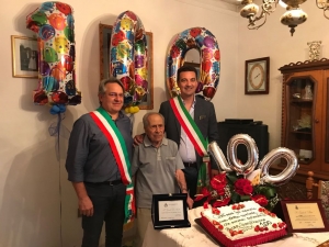 Montesilvano. Maragno e Zaffiri: auguri al centenario Guido Di Nicola