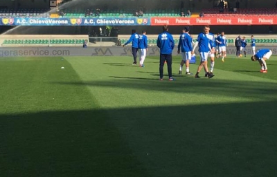 sul campo di Chievo Pescara