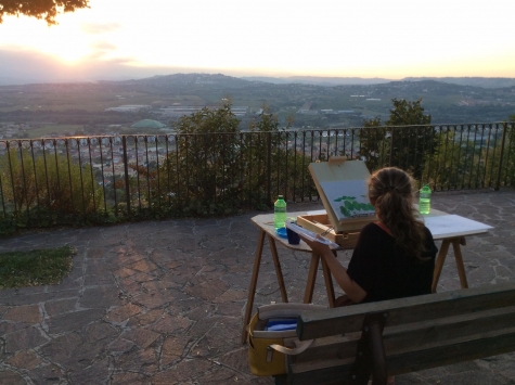 Montesilvano, ex Tempore, un disegno per interpretare il borgo del Colle