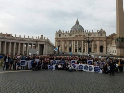 Papa riceve il Popolo della famiglia Abruzzo di Adinolfi